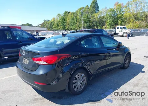 2014 Hyundai Elantra Se from USA, damaged, VIN KMHDH4AE9EU164998